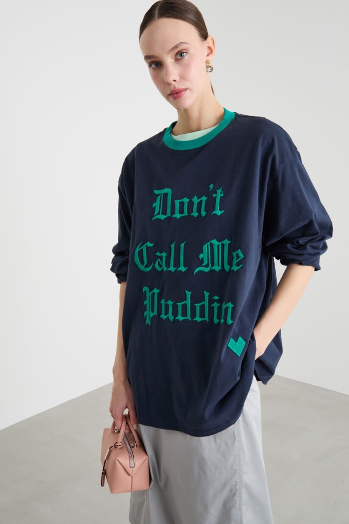 Embroidered T-shirt Intrend - 2