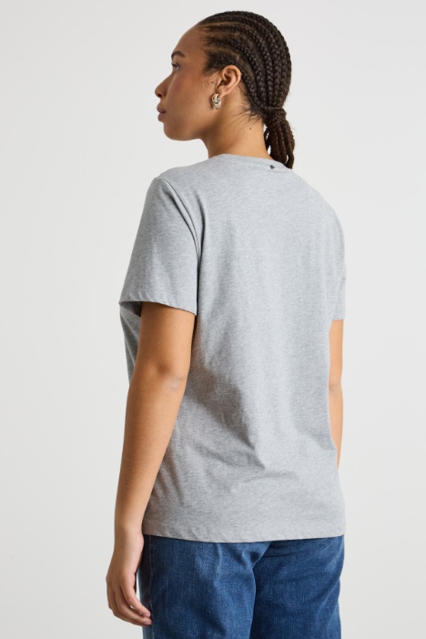 Camiseta de punto con estampado