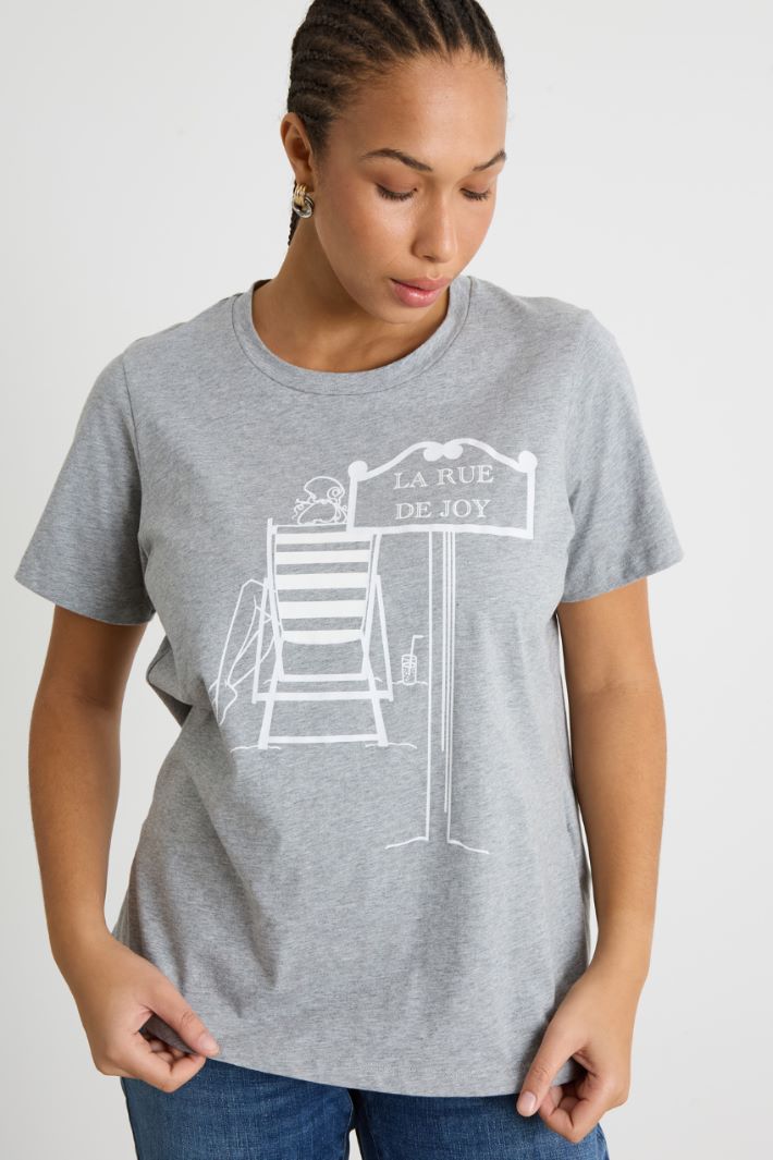 Printed jersey T-shirt Intrend - 2