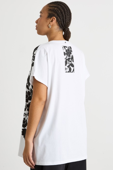 Camiseta de punto estampado