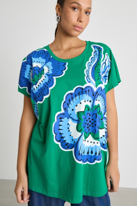 Printed jersey T-shirt Intrend