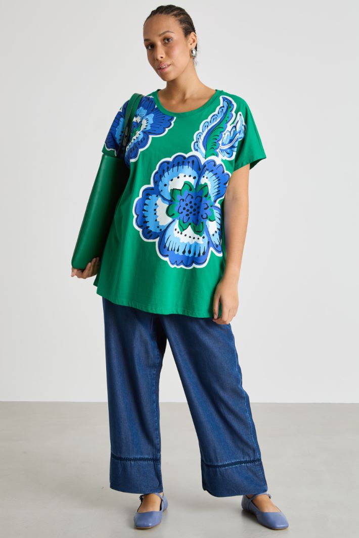 Printed jersey T-shirt Intrend