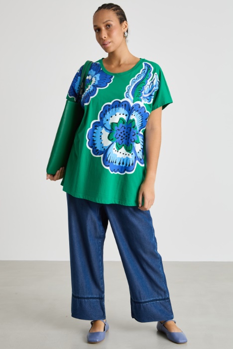 Printed jersey T-shirt Intrend