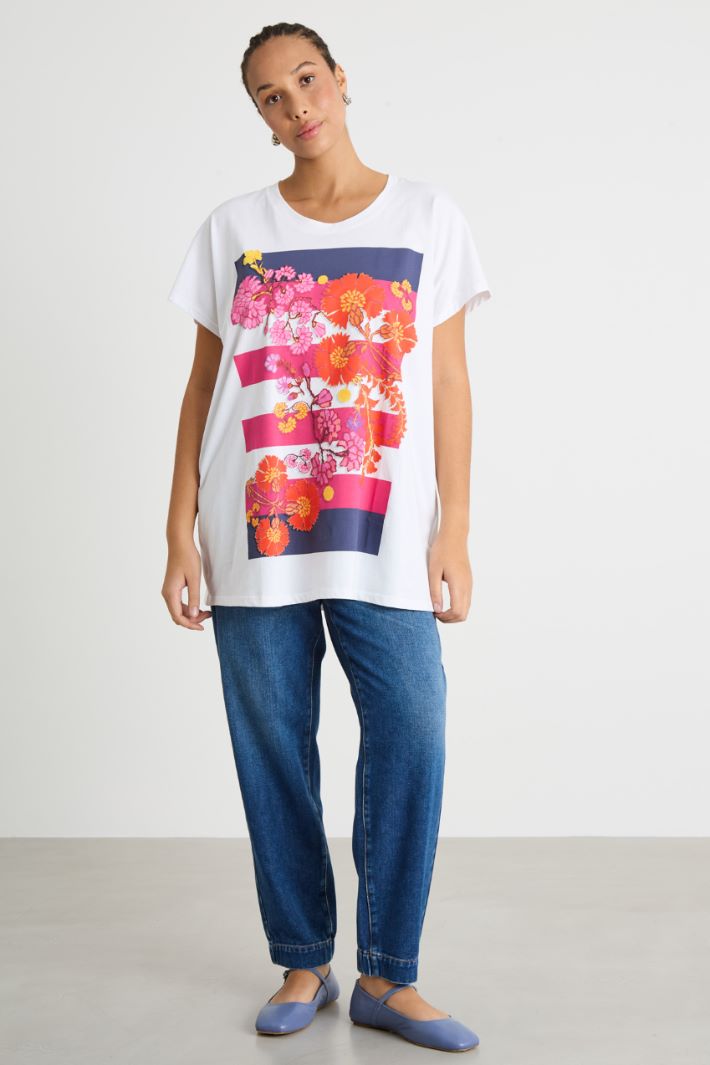 Printed jersey T-shirt Intrend