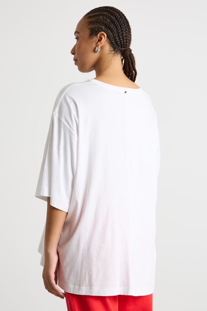 Ruched jersey T-shirt Intrend - 4
