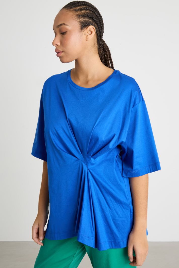 Ruched jersey T-shirt Intrend - 2