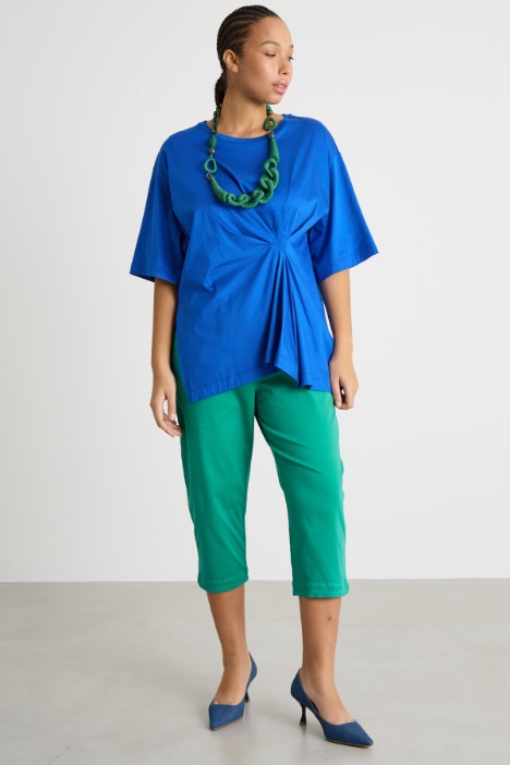 Ruched jersey T-shirt Intrend