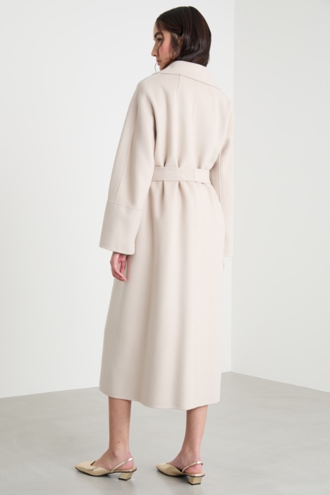 Cappotto lungo a vestaglia