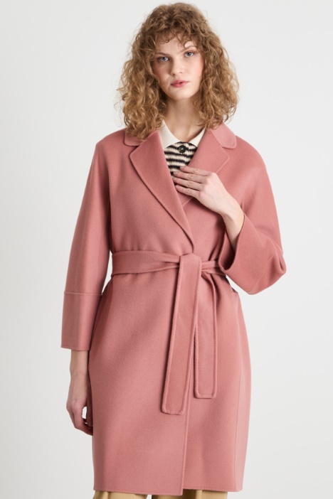 Cappotto corto a vestaglia