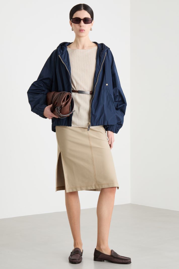 Hooded Taffeta Jacket Intrend