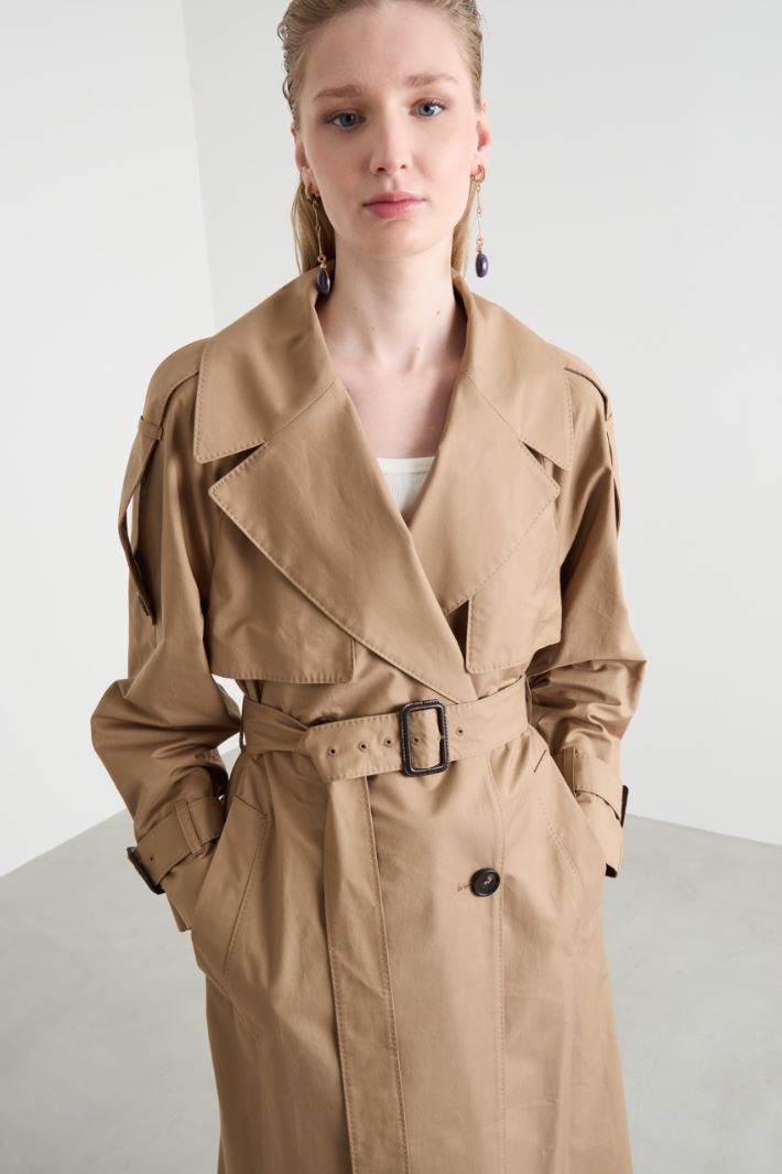 Double-breasted trench coat Intrend - 3
