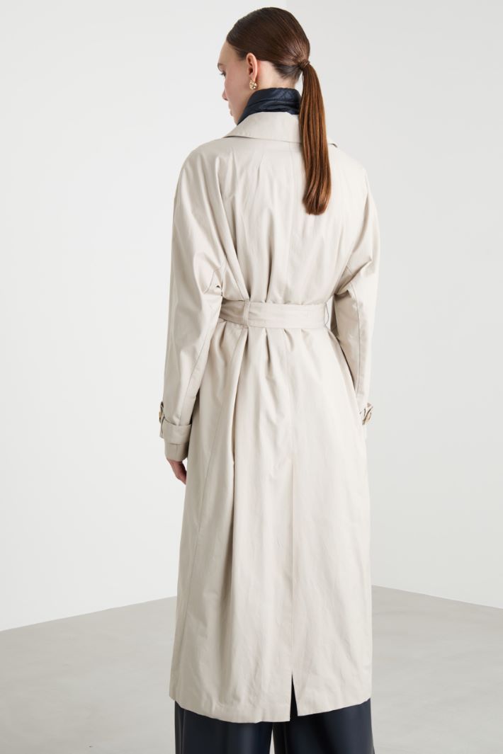 Water-Repellent Twill Trench Coat Intrend - 4