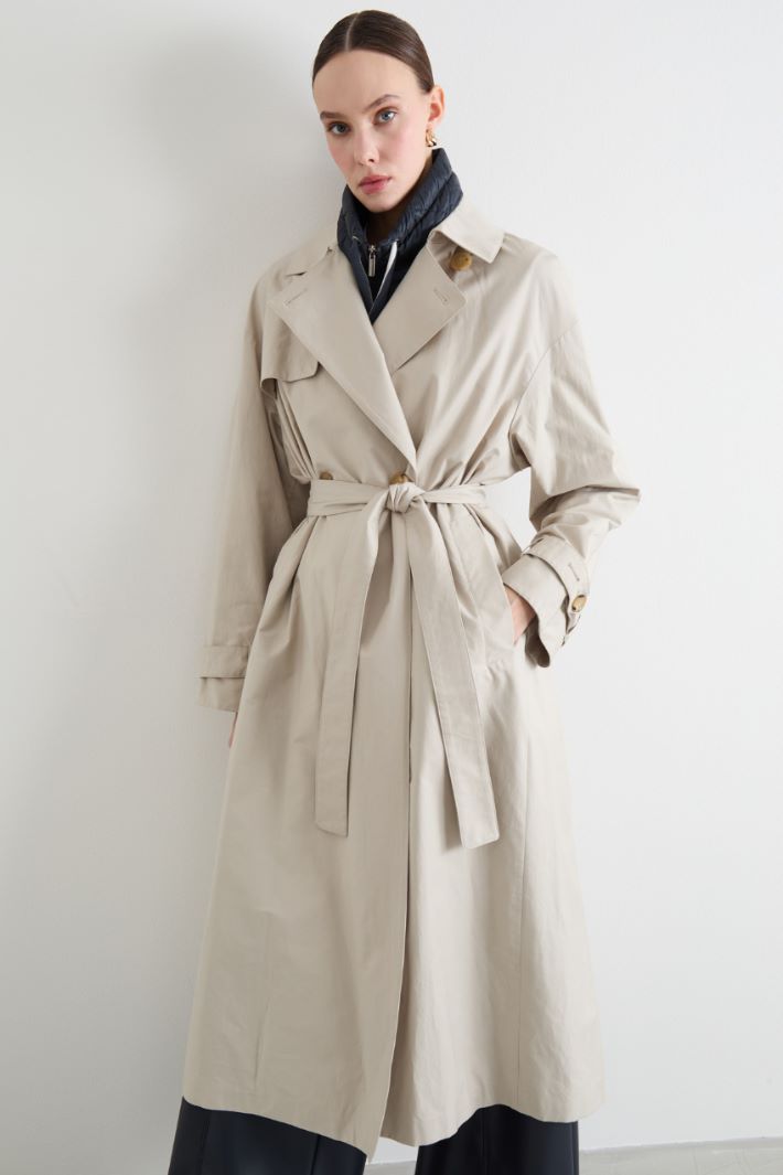 Water-Repellent Twill Trench Coat Intrend - 2