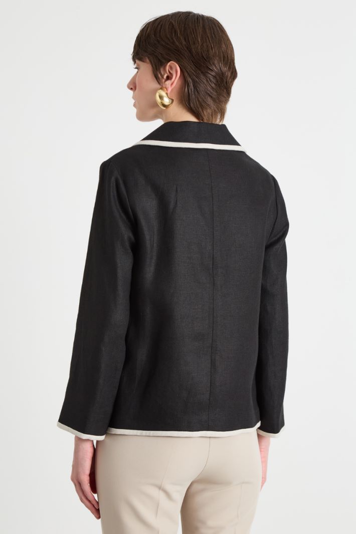 Heavyweight basketweave jacket Intrend - 4