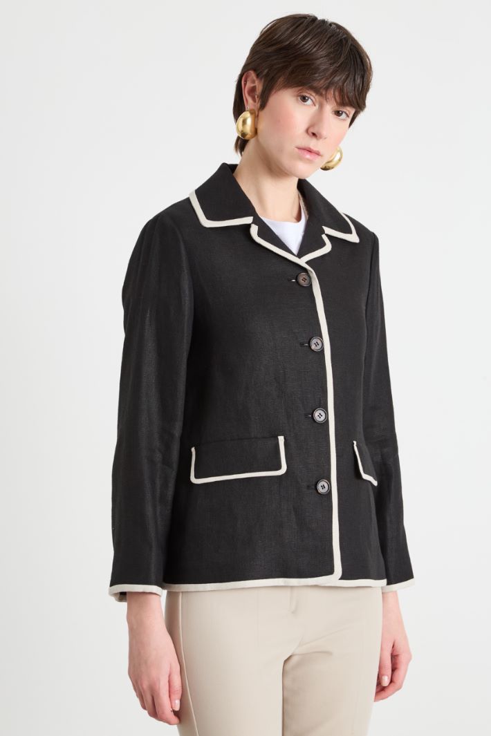 Heavyweight basketweave jacket Intrend - 2