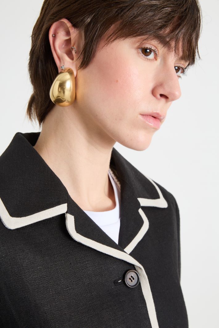 Heavyweight basketweave jacket Intrend - 3