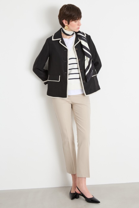 Heavyweight basketweave jacket Intrend