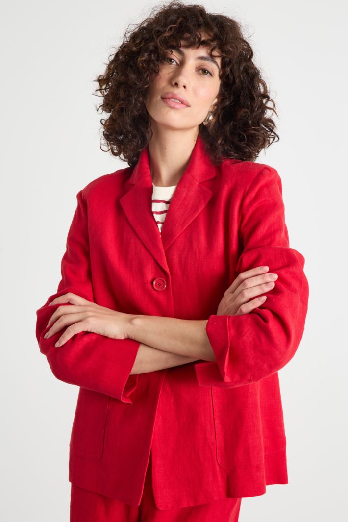 Blazer with oversized pockets Intrend - 2