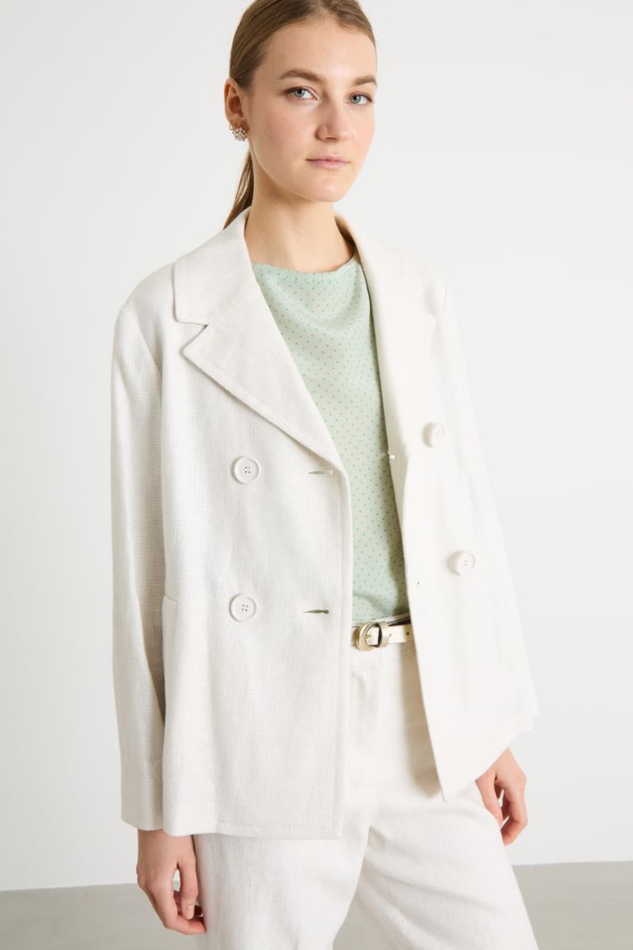 Double-Breasted Caban Jacket Intrend - 2