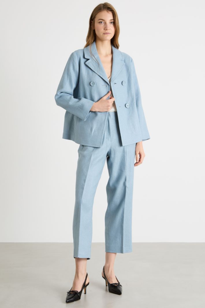 Double-Breasted Caban Jacket Intrend