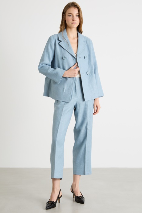 Double-Breasted Caban Jacket Intrend