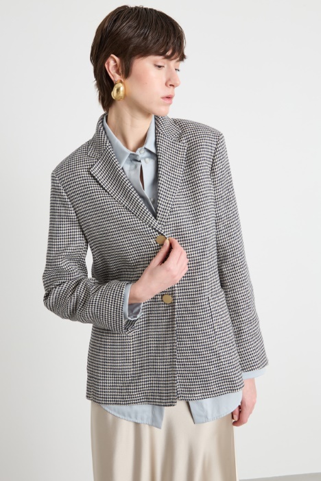 Houndstooth jacket Intrend