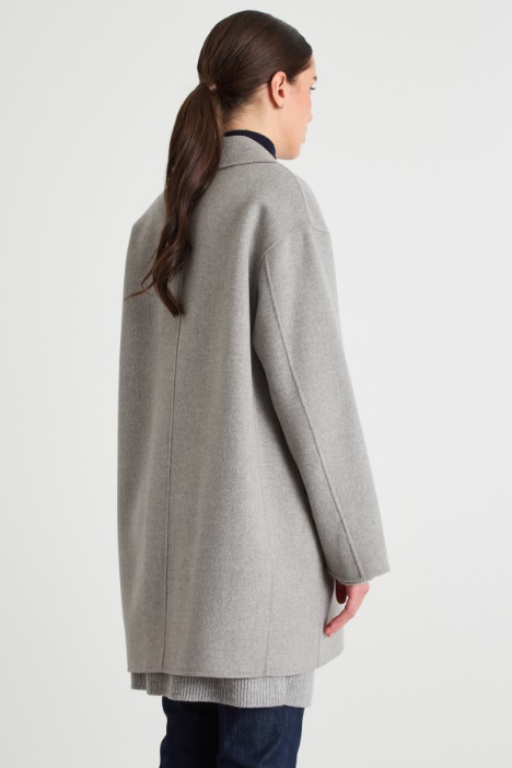 Giacca lunga in drap