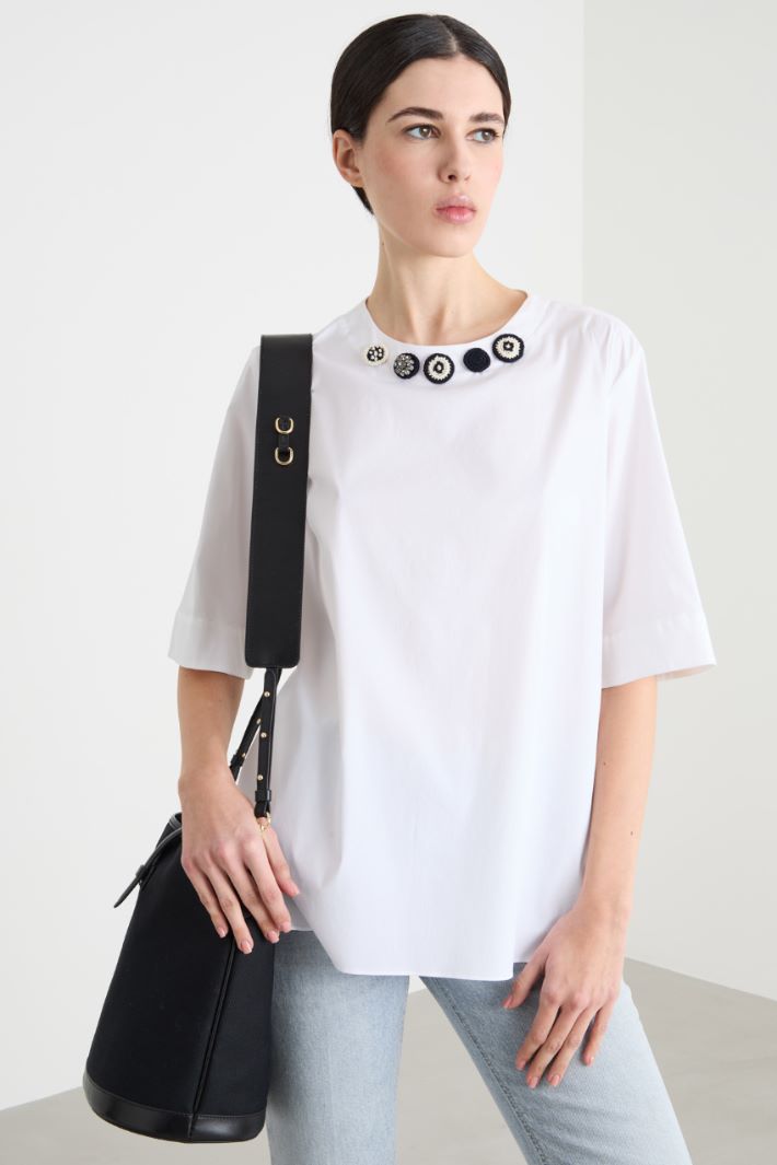 Poplin blouse Intrend - 2