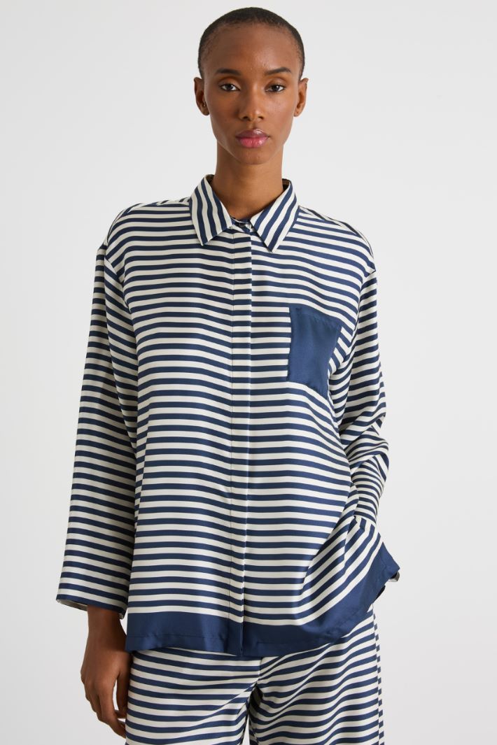 Printed twill shirt Intrend - 2