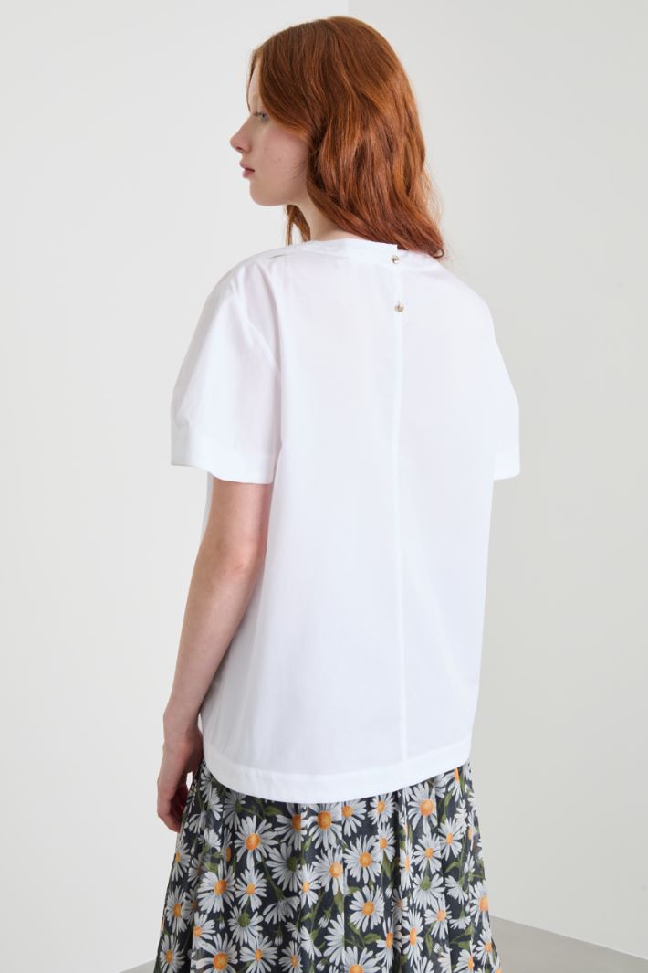 A-line poplin blouse Intrend - 4