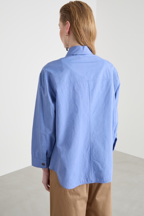 Camisa de lona de algodón