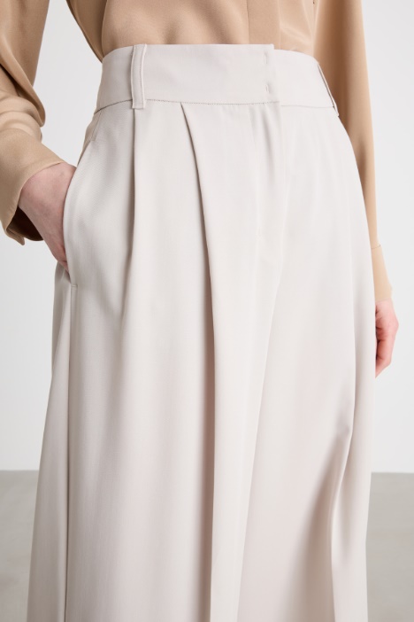 Pantalone crop ampio