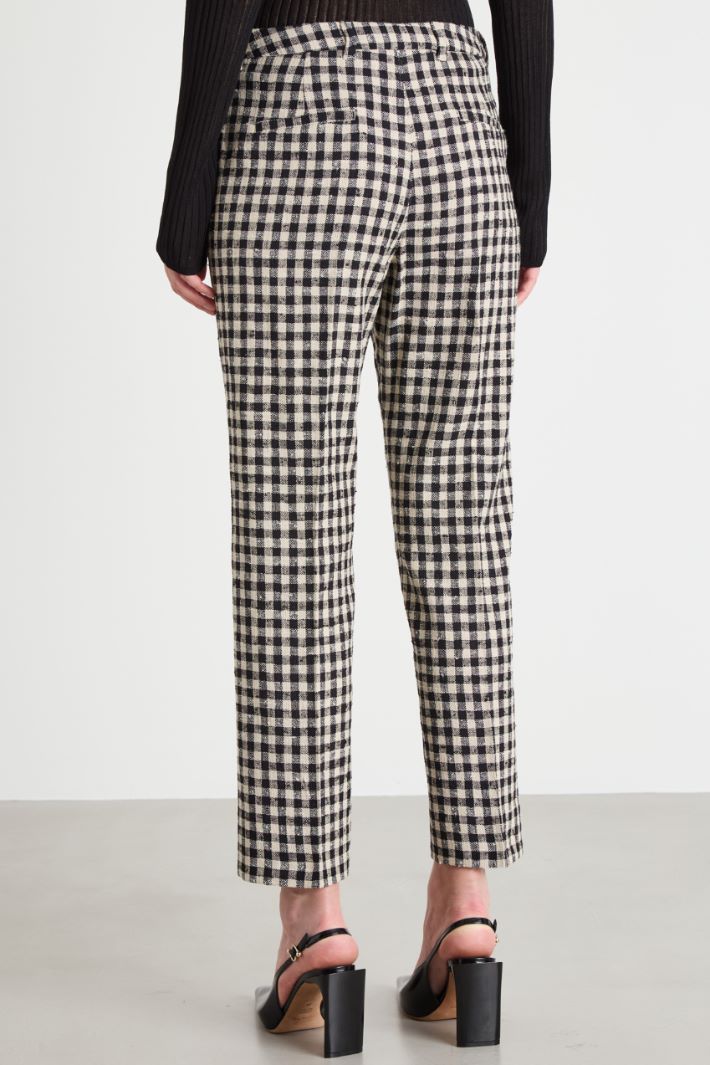 Gingham Trousers Intrend - 3