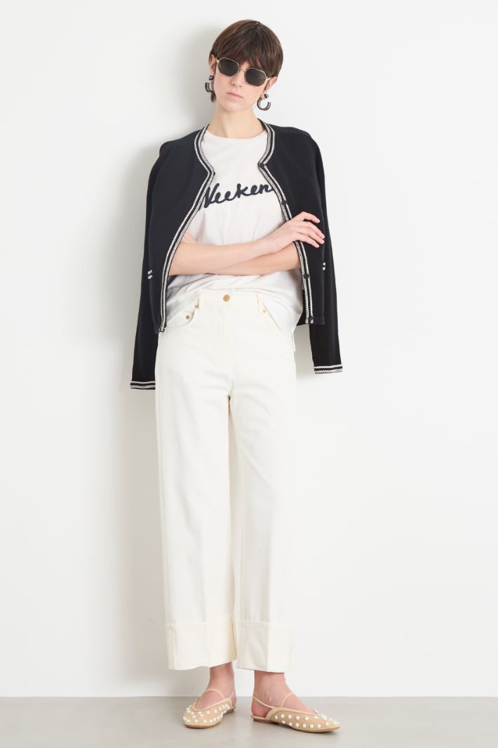 Straight-fit bull denim trousers Intrend