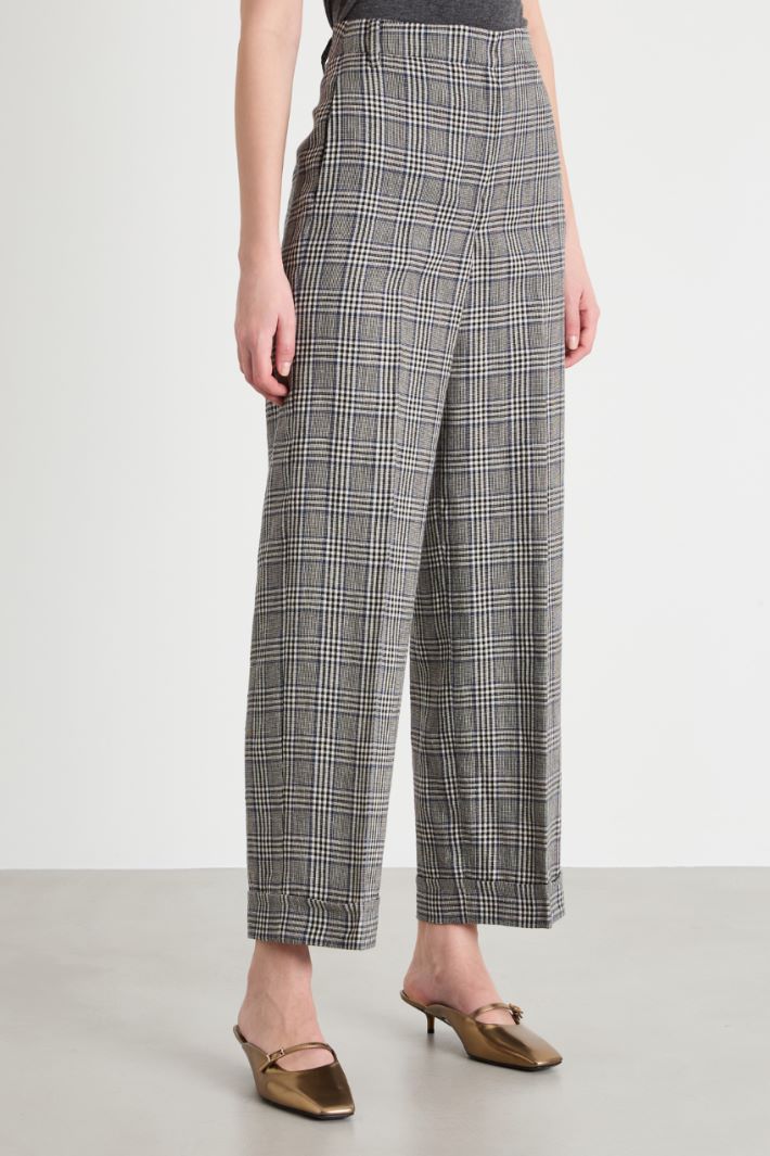 Pantalone con motivo Principe di Galles Intrend - 2