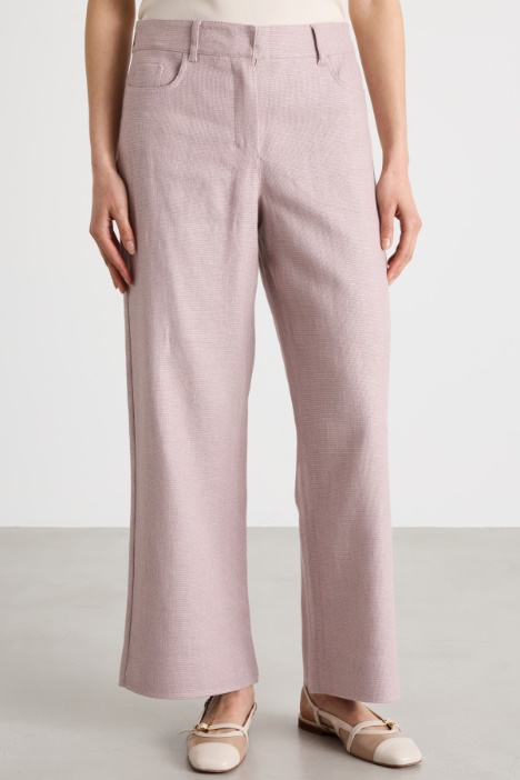 Pantalón ancho de corte recto