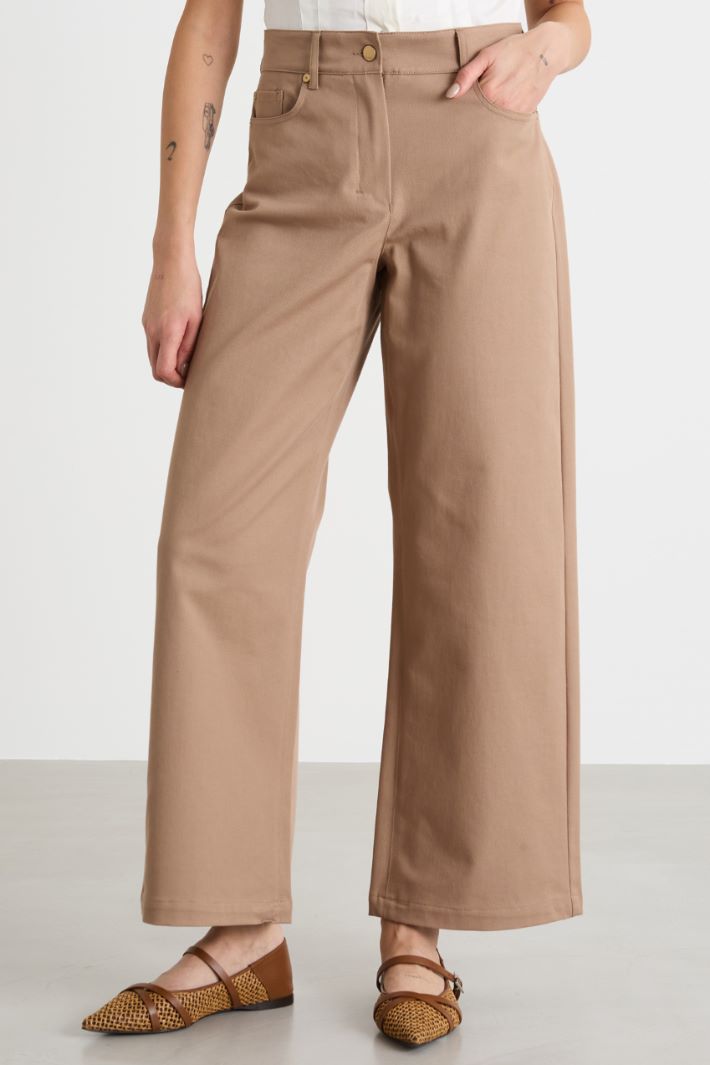 Wide straight-leg trousers Intrend - 2