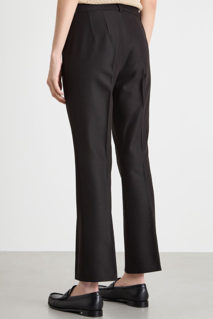 Straight-leg cropped trousers Intrend - 4
