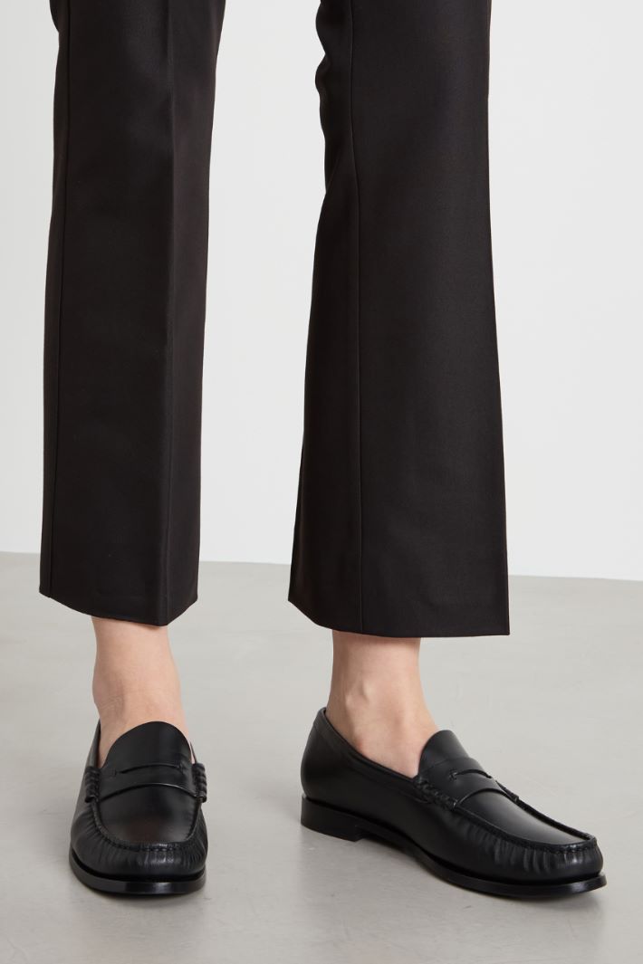 Straight-leg cropped trousers Intrend - 3