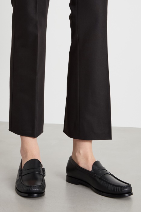 Pantalone dritto cropped