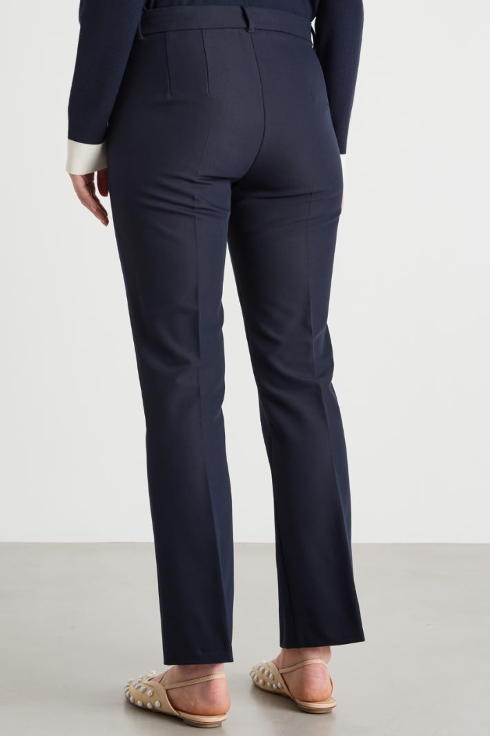 Straight-leg cropped trousers Intrend - 4