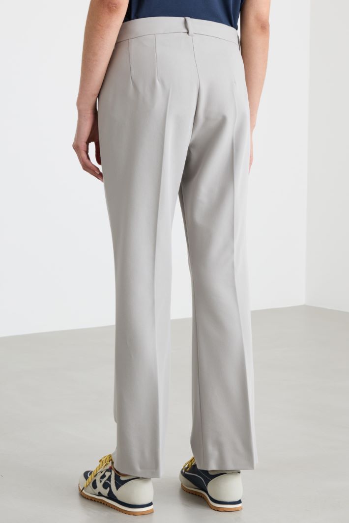 Straight-leg cropped trousers Intrend - 4