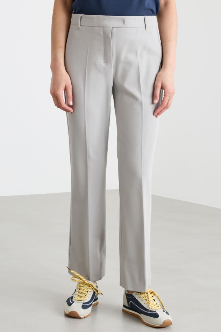 Straight-leg cropped trousers Intrend - 2