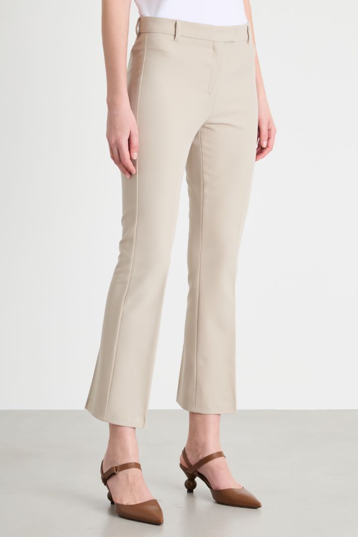 Straight-leg cropped trousers Intrend - 2