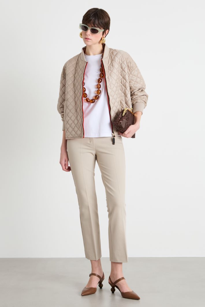 Straight-leg cropped trousers Intrend