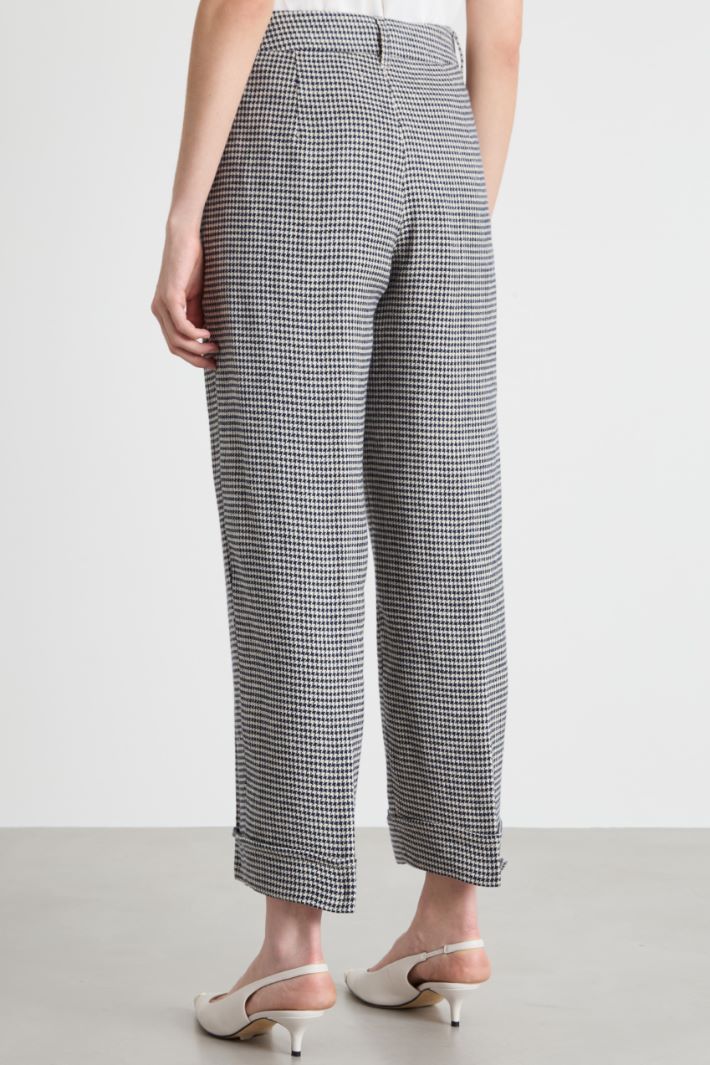 Houndstooth trousers Intrend - 4