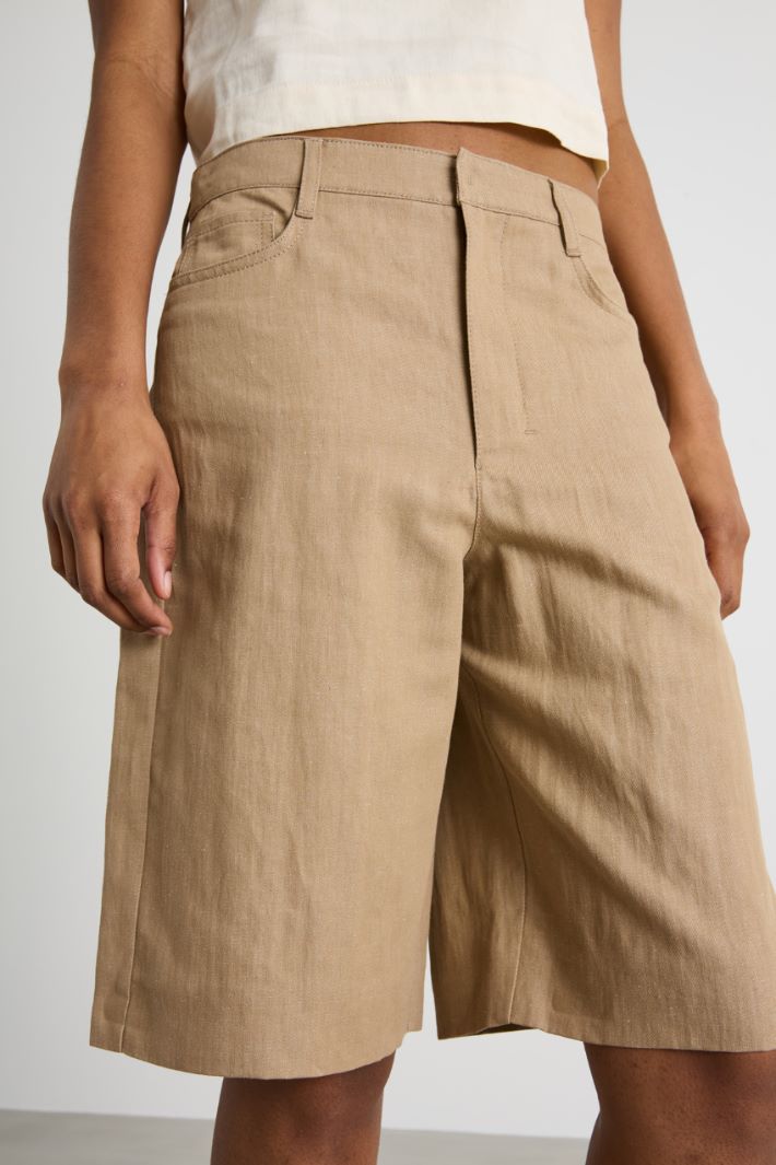 Twill Bermuda shorts Intrend - 3