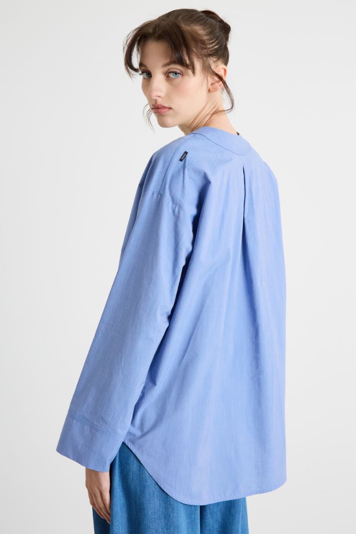 Canvas V-neck Tunic Intrend - 4