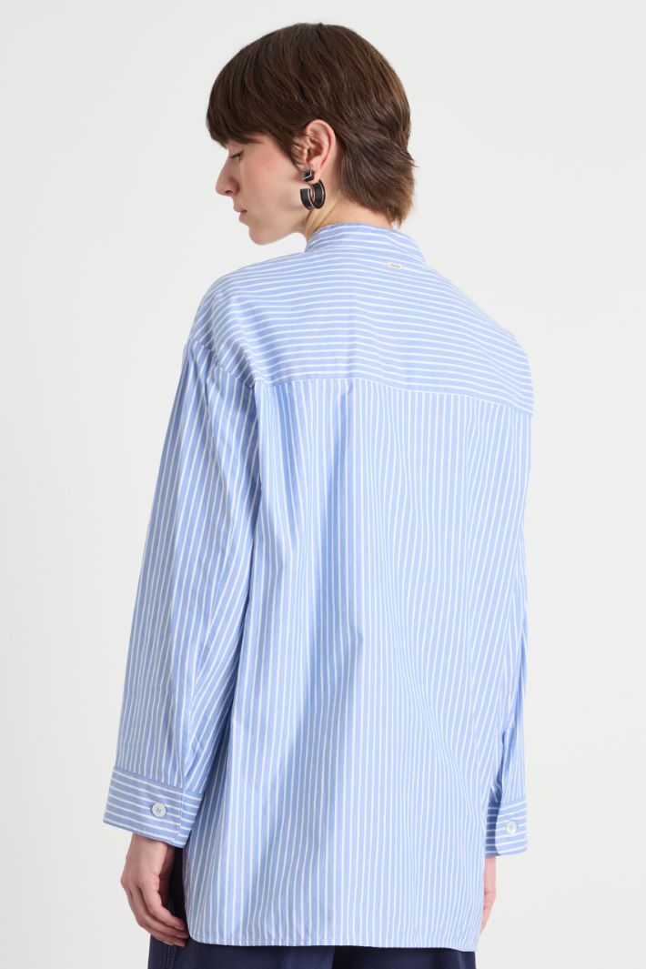 Mandarin collar Oxford shirt Intrend - 4