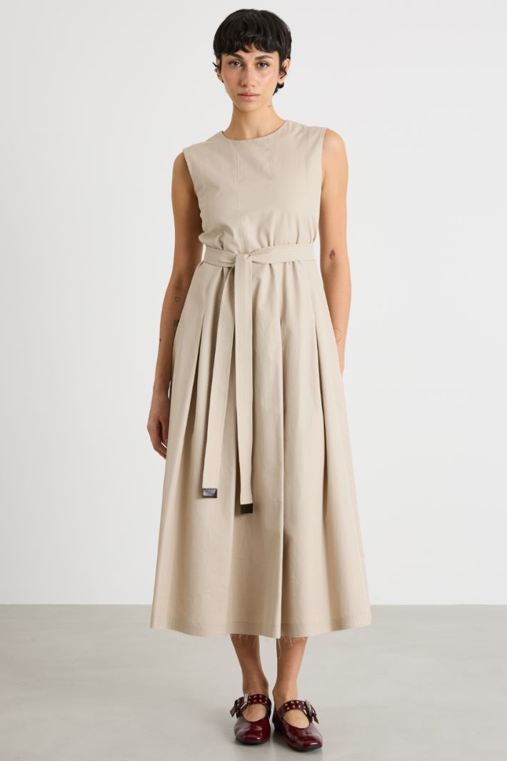 Abito smanicato in twill Intrend - 2